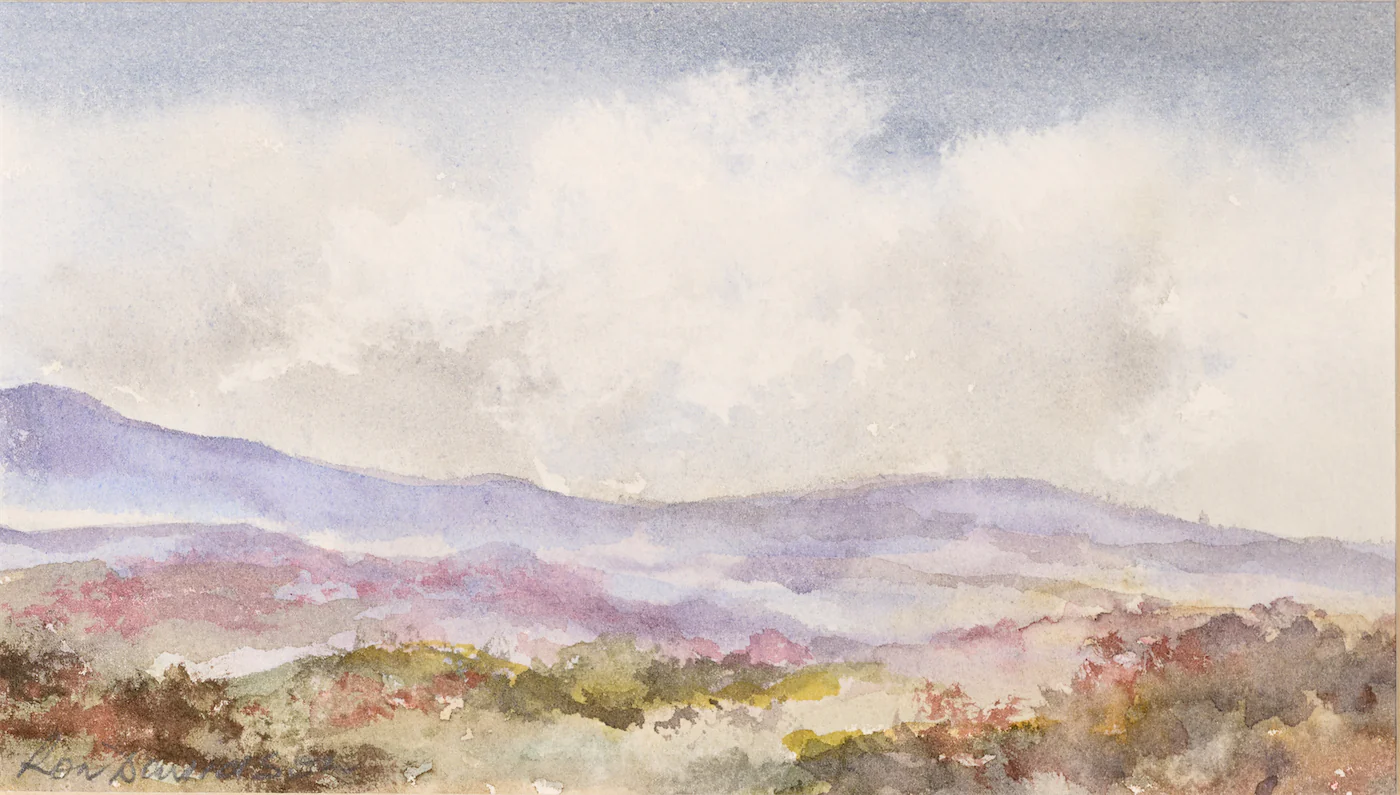 Shades of Heather, a painting by Ron Davidson