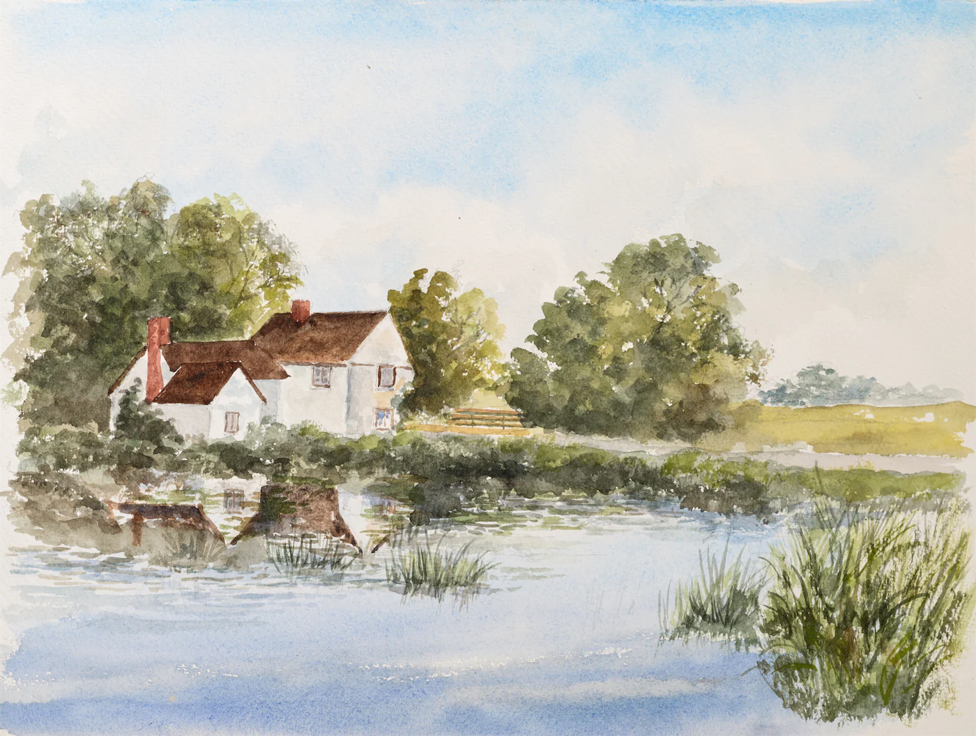 Summers Calm, a painting by Ron Davidson