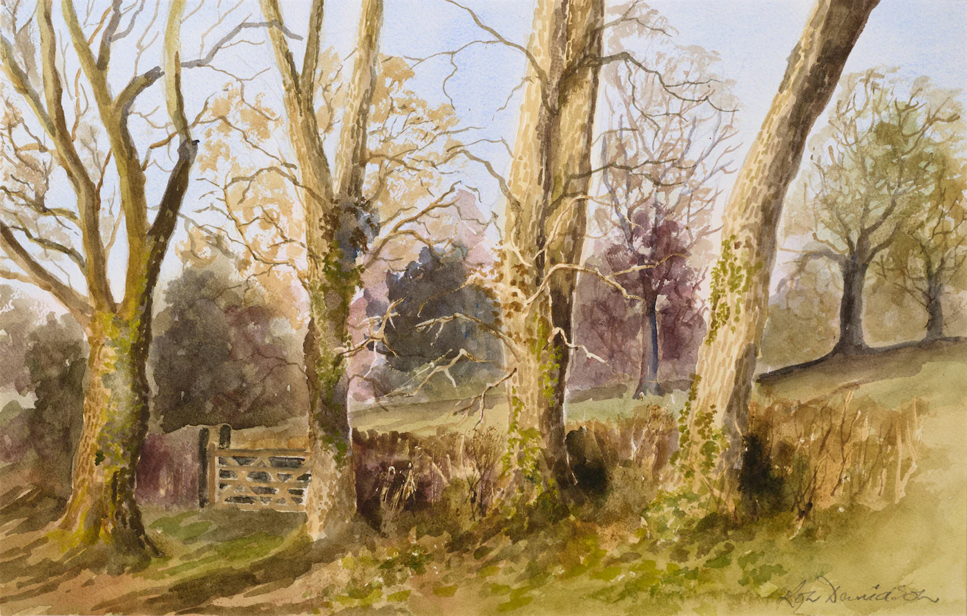 Woodland Walk, a painting by Ron Davidson