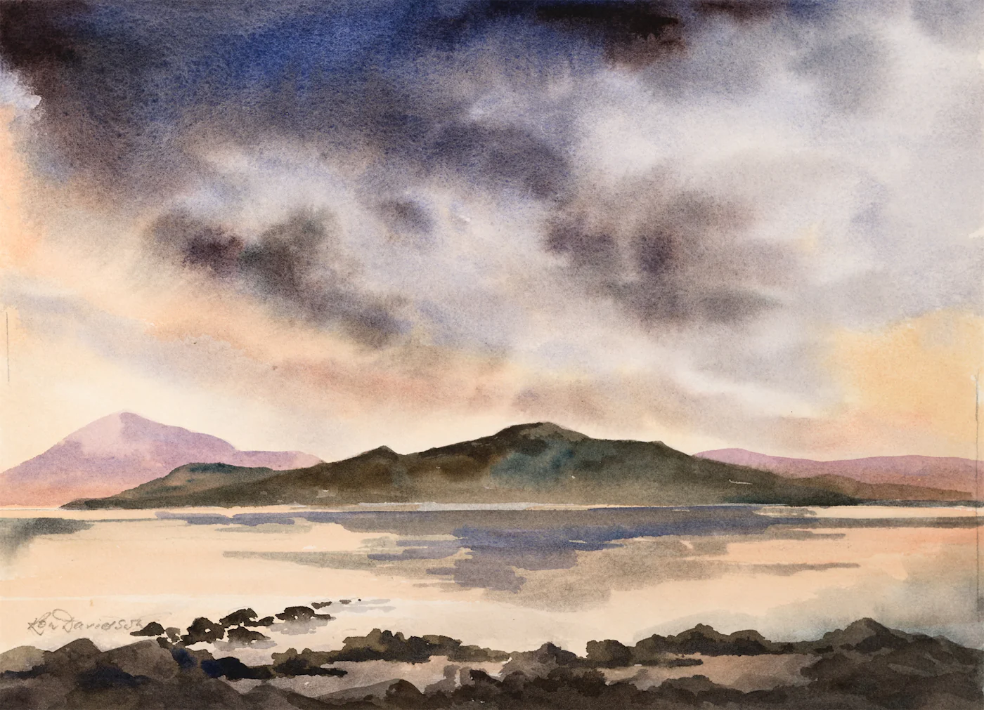 The Clouds Gathering, a painting by Ron Davidson