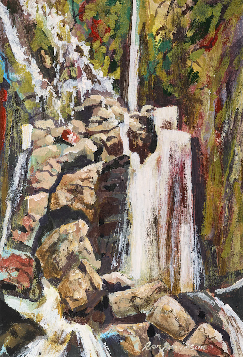 Cauldron of Water, a painting by Ron Davidson