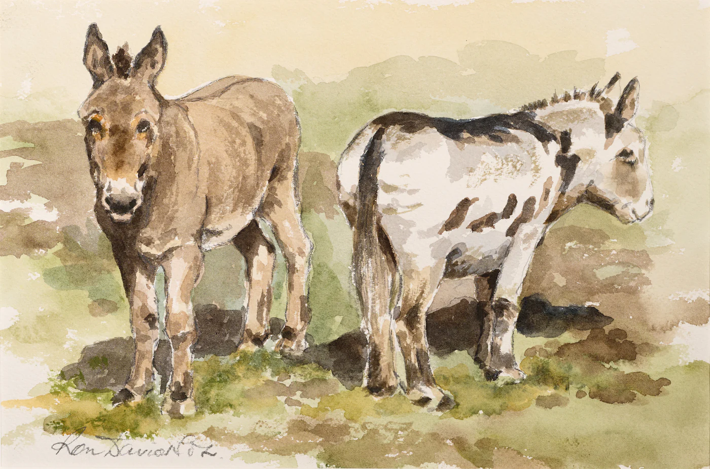 Old Friends, a painting by Ron Davidson