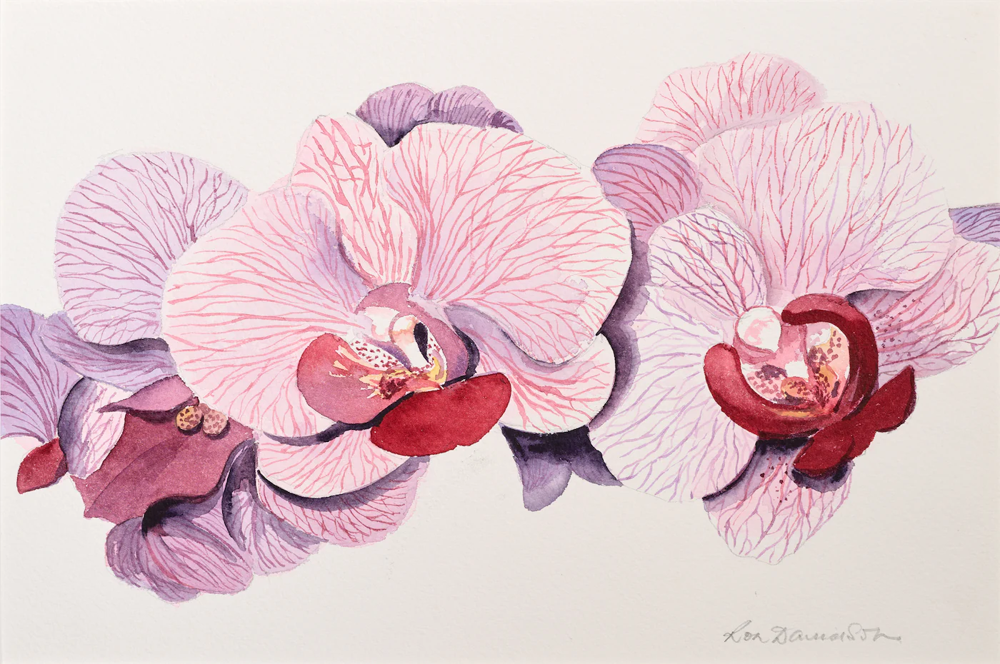 Tones of Crimson, a painting by Ron Davidson