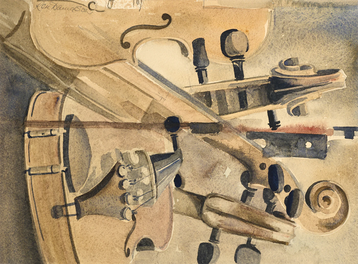 Resting Tones, a painting by Ron Davidson