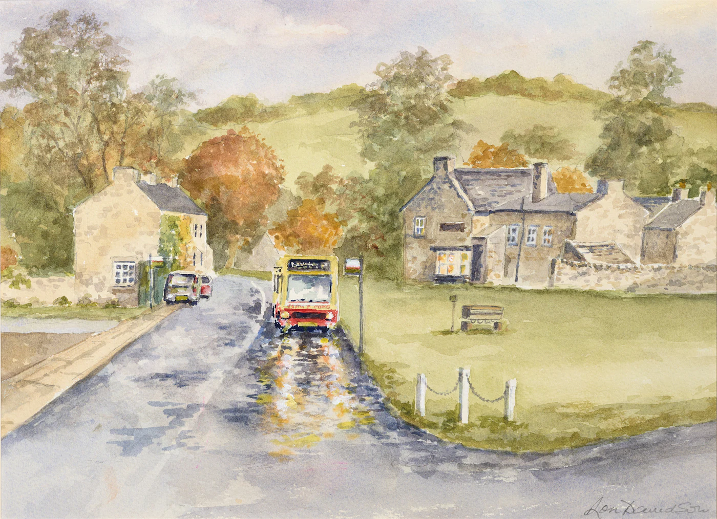 Fares Please, a painting by Ron Davidson