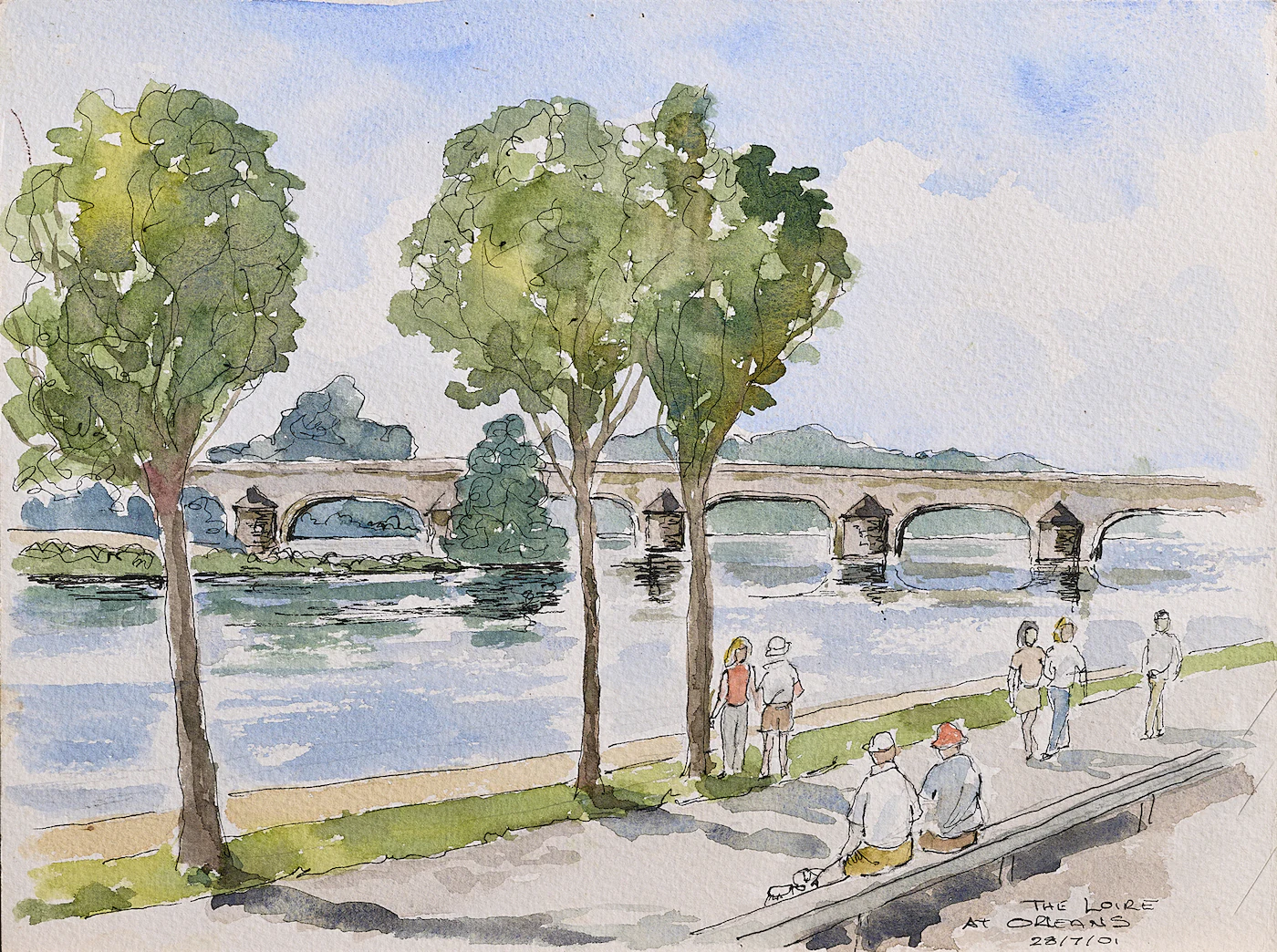 Orleans, a painting by Ron Davidson