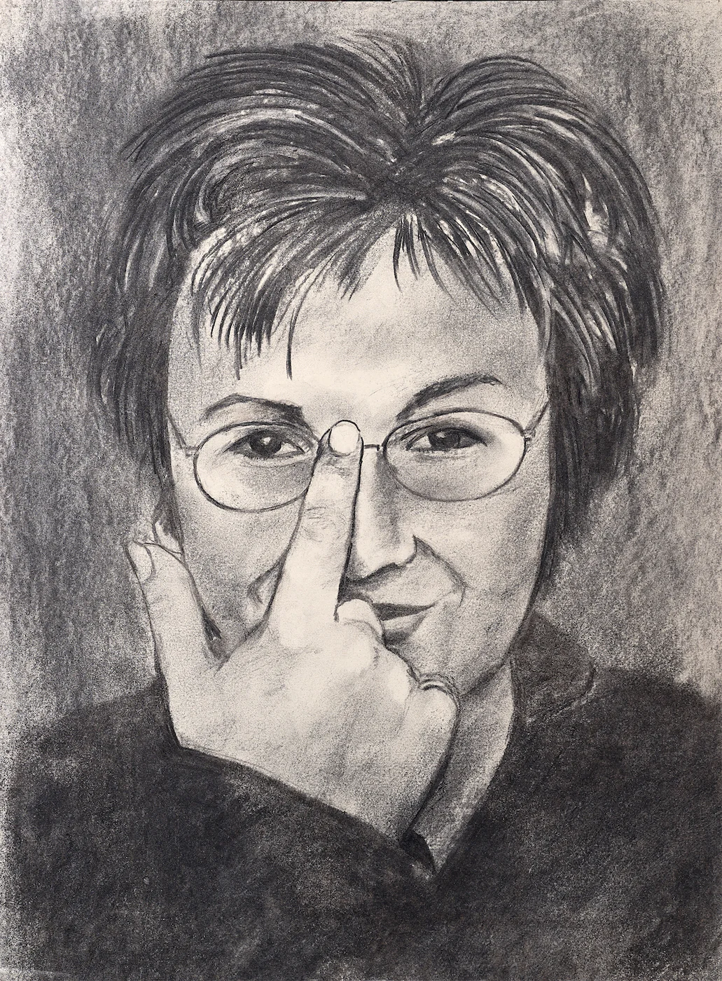 Julie, a painting by Ron Davidson