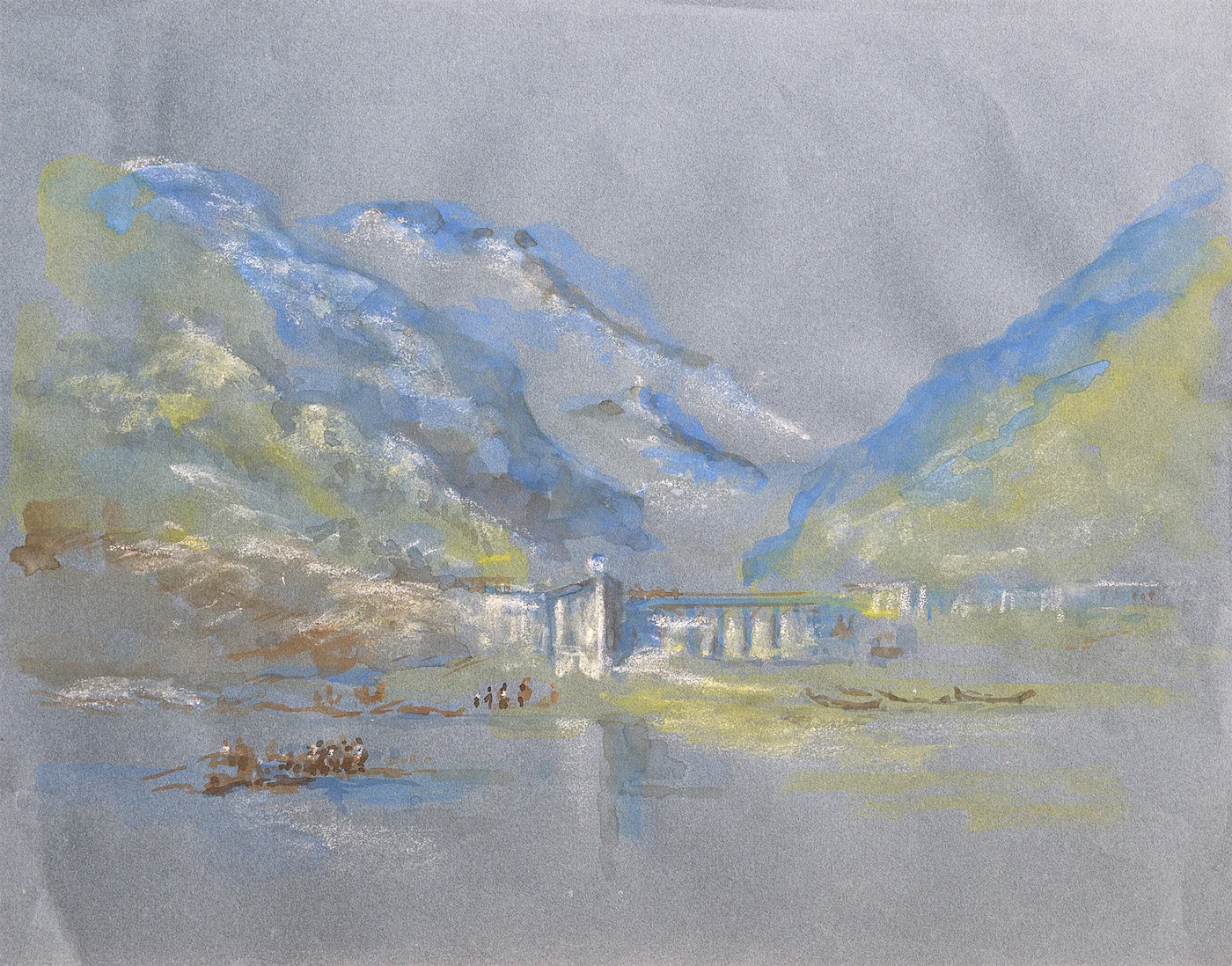 Mountain Blue, a painting by Ron Davidson