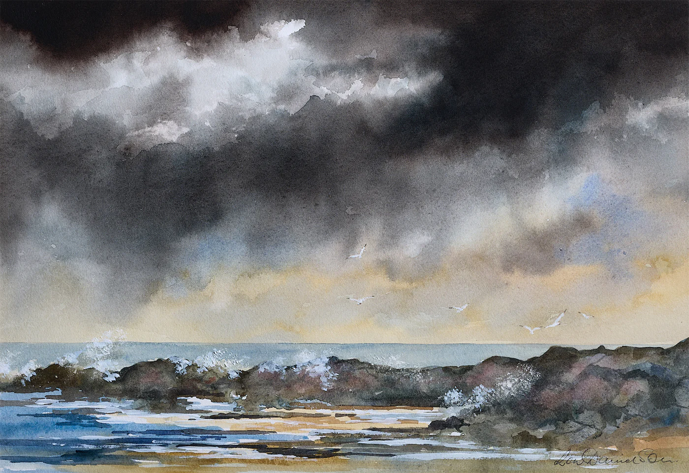 Storm Rising, a painting by Ron Davidson