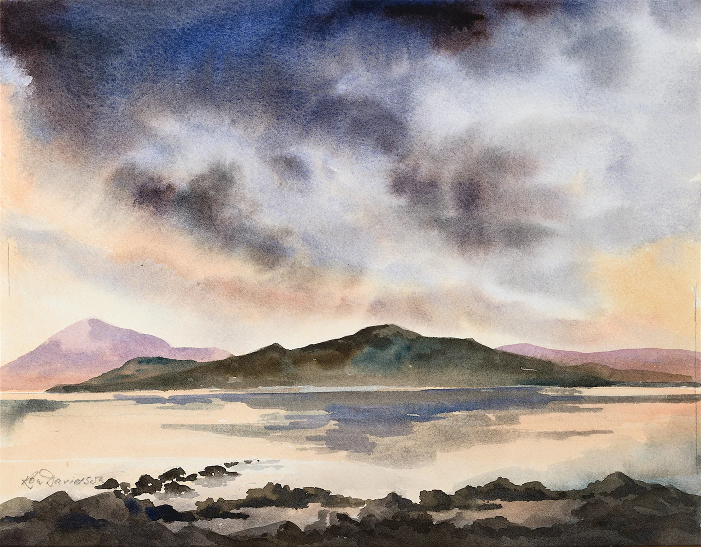 View of the Islands, a painting by Ron Davidson