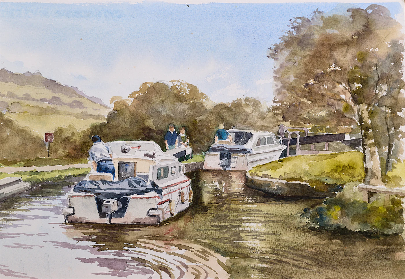 Coloured Waters, a painting by Ron Davidson