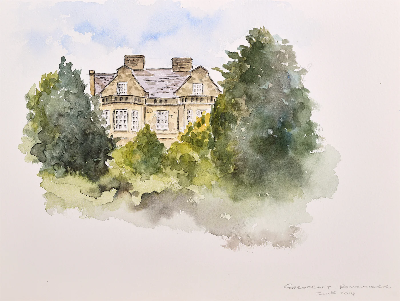 Carrowcroft, a painting by Ron Davidson