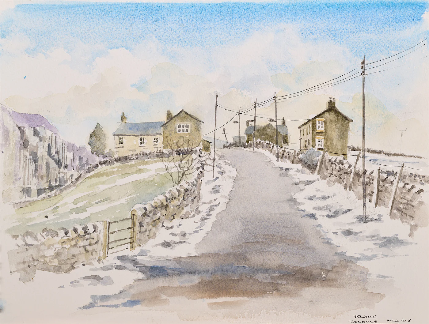Winter Day, a painting by Ron Davidson