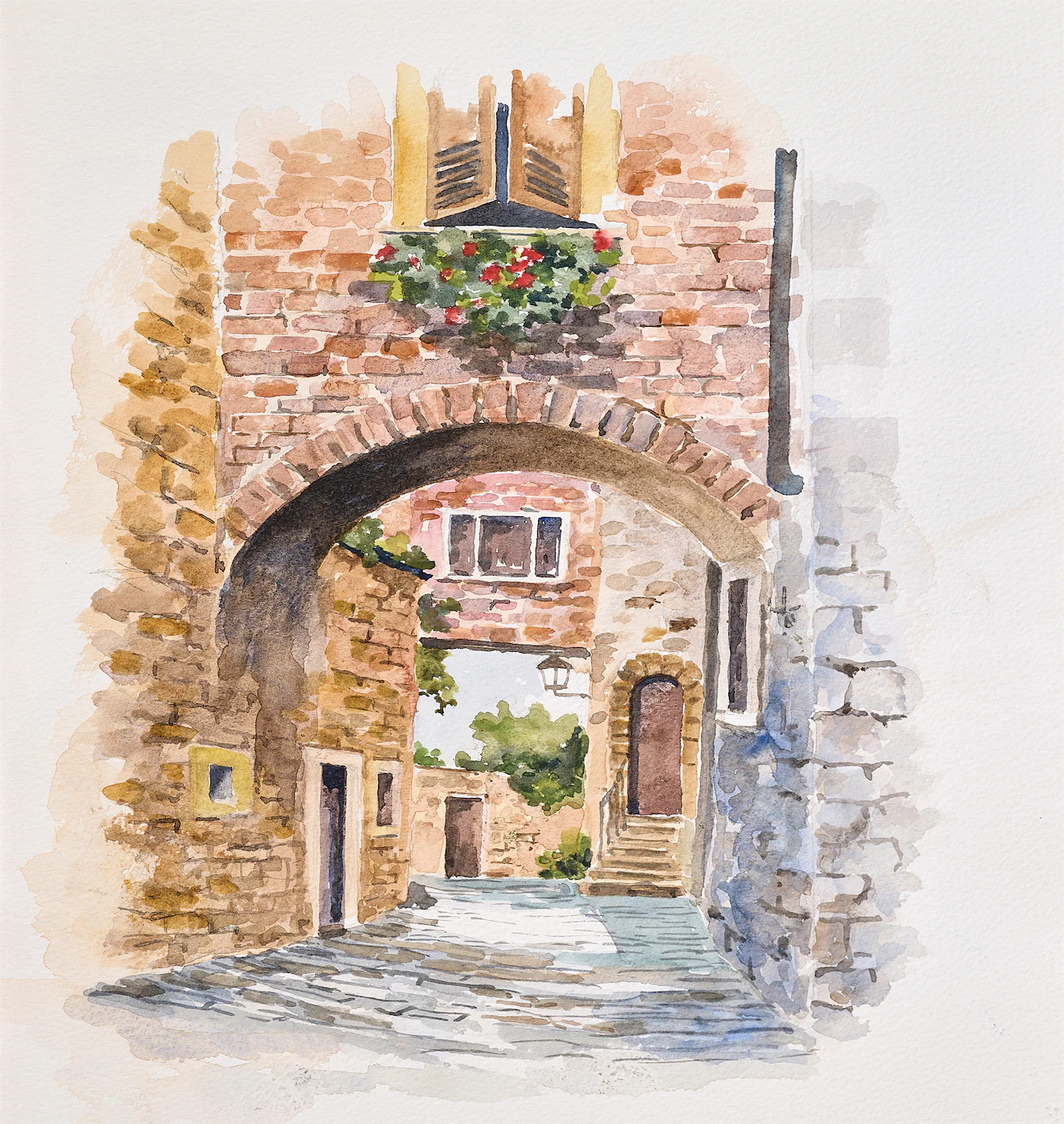 Archway, a painting by Ron Davidson