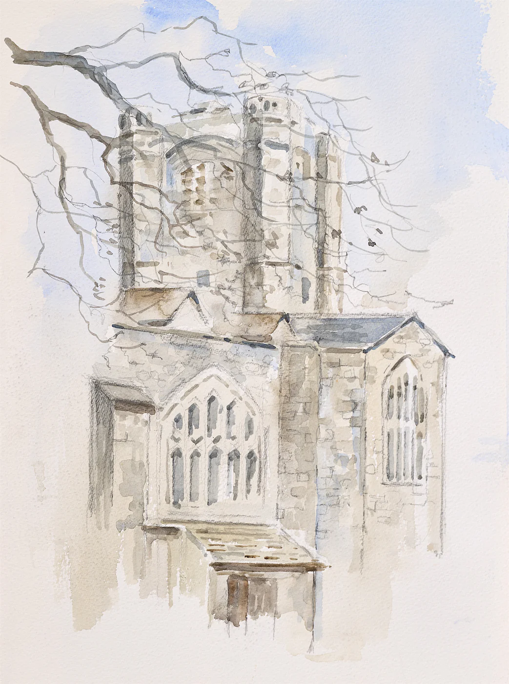 West Window, a painting by Ron Davidson