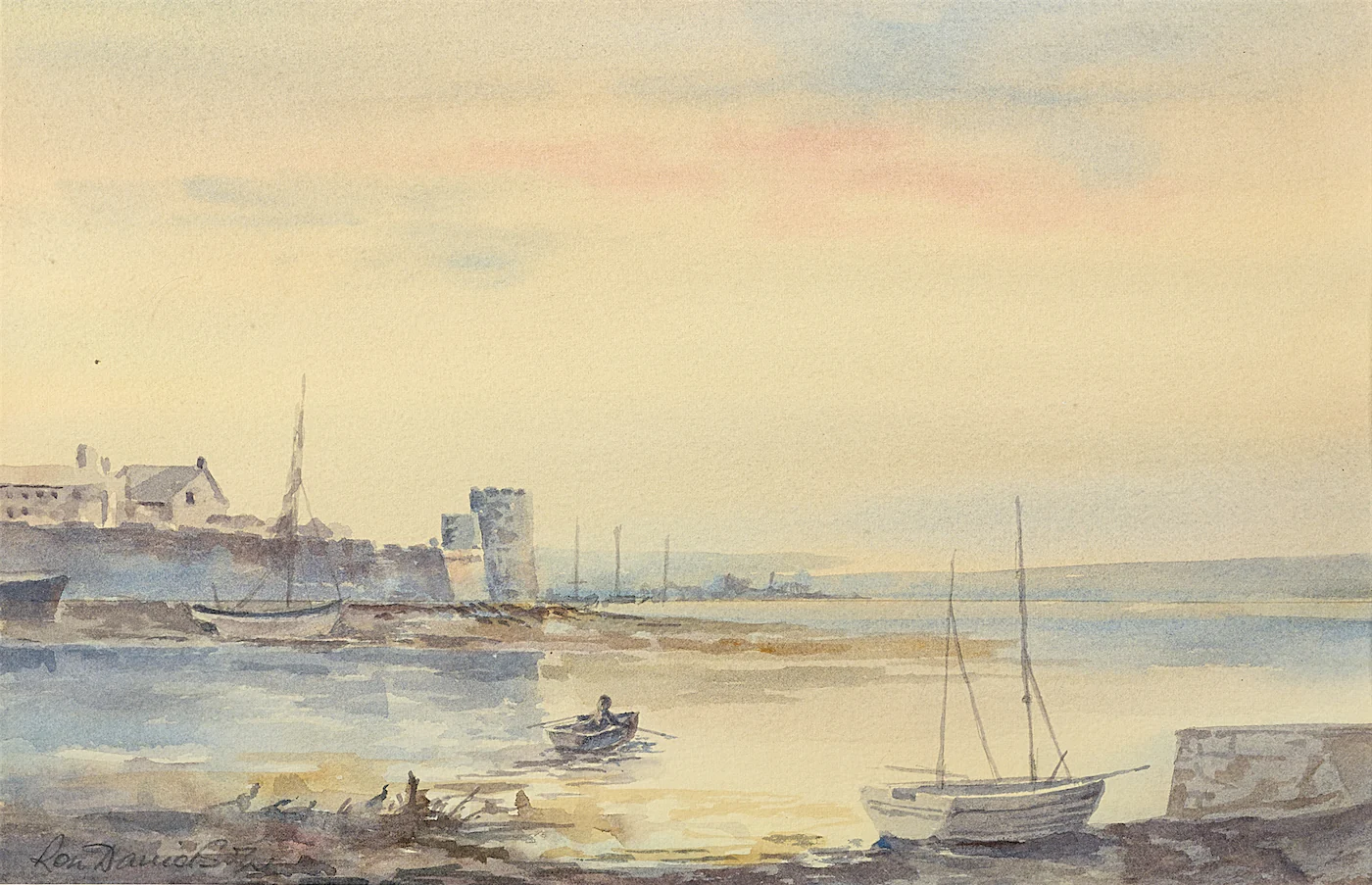 Harbour View, a painting by Ron Davidson