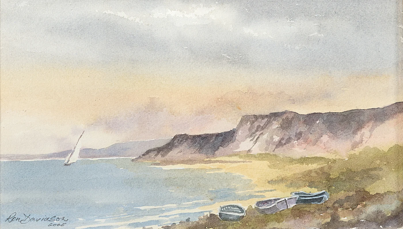 Sailing Away, a painting by Ron Davidson