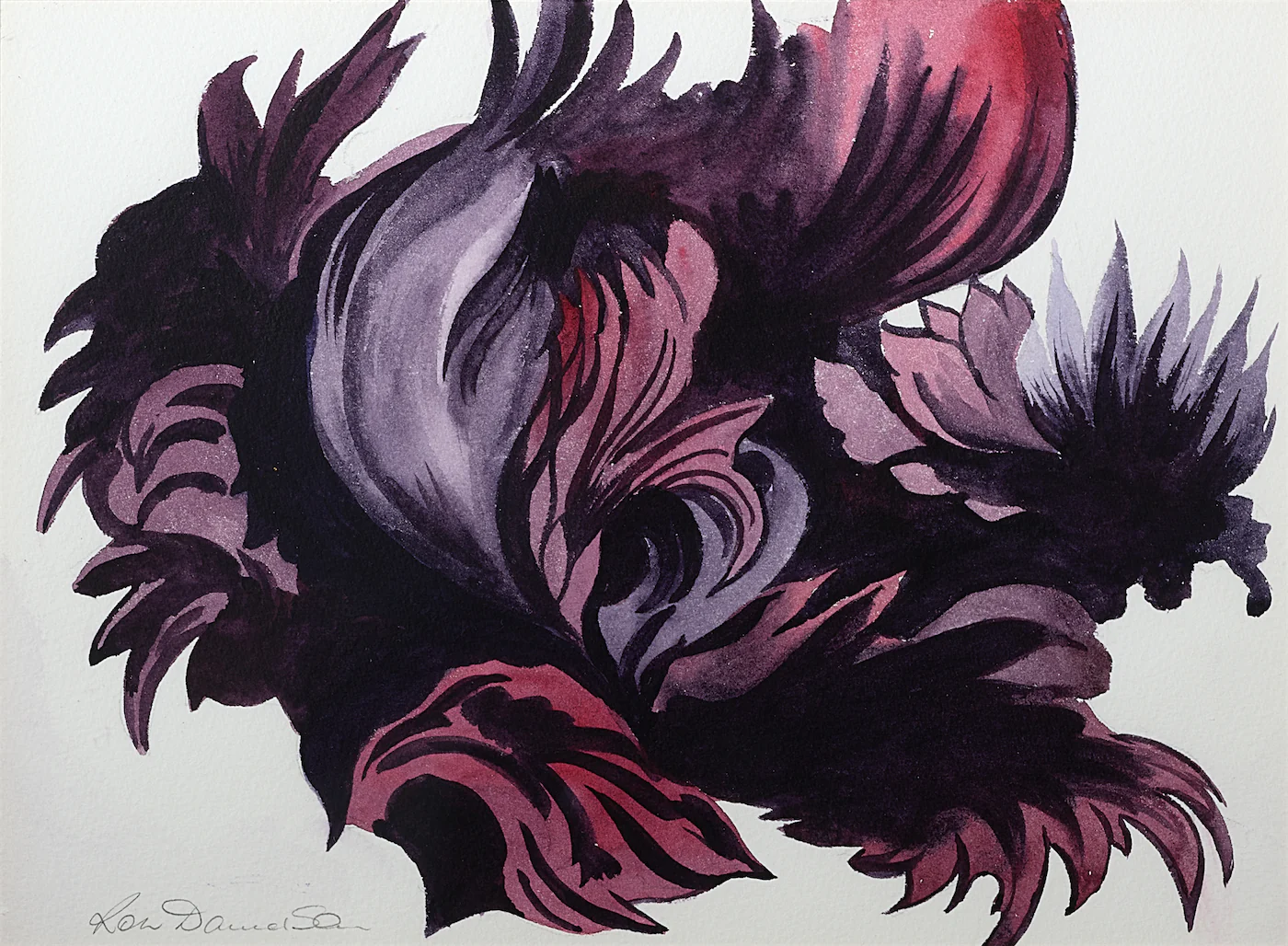 Shades of Purple, a painting by Ron Davidson