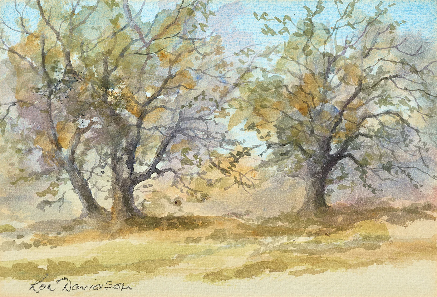 Seasons - Winter, a painting by Ron Davidson