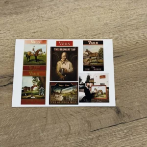 Vaux Pub Signs Card: The Horses - Vaux pub signs painted by Ron Davidson